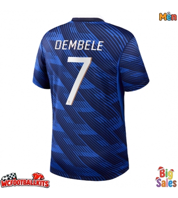 France Ousmane Dembele #7 Replica Home Stadium Shirt World Cup 2026 Short Sleeve